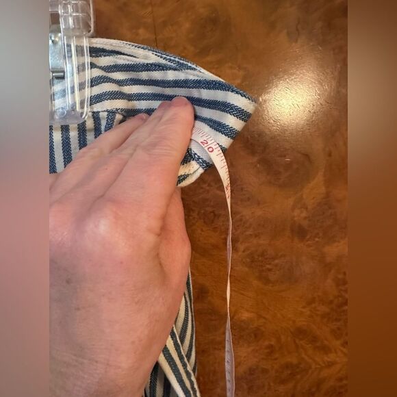 Madewell Blue Striped Pants - - Picture 5 of 7